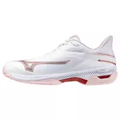 Ženska obutev za tenis Mizuno Wave Exceed Court Clay W White/Pinkesque/Barbados Cherry EUR 37