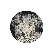 Lessentiel Maison Kupatilski otirac Tiger, 140cm, Crno-bež