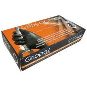 50x rokavice nitril grippaz črne velikost m