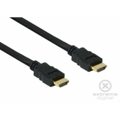 EQUIP HDMI kabel HighSpeed 3,0m, z mrežo, črn