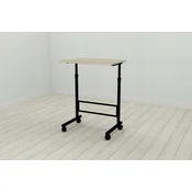 shumee Amigo nastavljiva stranska mizica 620x600x400 črna/sonoma TM smart regaly