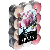 shumee Spaas 24 dišečih sveč v različnih barvah, 4,5 ure, cvet magnolije