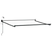 Vidaxl Električni zložljivi okvir tende Antracit 3 x 2,5 m Aluminij