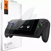 Zaščitno kaljeno steklo SPIGEN GLAS.TR SLIM 2-PACK ROG ALLY / ALLY X 2023-2025 / MSI CALW 7 AI+ PROZORNO (AGL09754)