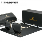 Kingseven N7832 black - gold naocare za sunce