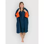 Dryrobe Fullzip Towel Robe Organic Cotton Surf Ponch blue