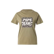 Pepe Jeans Majica oliva/roza/črna/bela