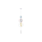 Dečji luster na sajli HOOPS 1xE27/20W/230V, prečnika 19 cm, šaren