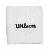 Trakovi za vpijanje znoja Wilson  Terry Logo Wristband Bright White