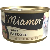 Miamor Mačja hrana Feine Pastete - piščanec in jajca - 85 g
