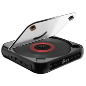 WIRELESS PLACE Prenosni mini CD predvajalnik - walkman zvočnik, študentski angleški repetitor za zgodnje izobraževanje, domači bluetooth CD predvajalnik - črn, (5000095794)