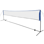 vidaXL Mreža za Badminton s Lopticama 600x155 cm