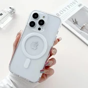 Prozoren ovitek MagSafe (iPhone 15 Pro Max)