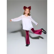 Sinsay - Pantalone na zvono - burgundy