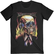Megadeth Majica Flaming Vic Unisex Black XL