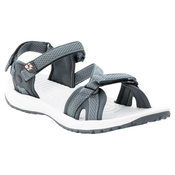 Womens Sandals Jack Wolfskin Lakewood Ride Sandal Bluish Grey / Rose