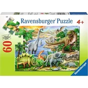 Ravensburger Puzzle Prazgodovinsko življenje 60 kosov