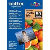Brother BP71GP50, 50 listov, 10x15cm, visokokakovostni sijajni, 260g