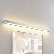 Lindby LED stensko kopalniško svetilo Layan, 120 cm, krom, kovina - Kopalnica - Sodobni - krom, bela