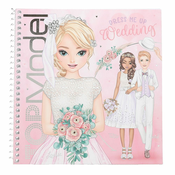 Knjiga s naljepnicama Depesche TopModel - Dress Me Up, Wedding