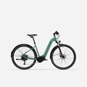 ROCKRIDER Zeleno električno hibridno kolo E-ACTV 500 M