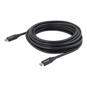 StarTech.com 4m USB C Cable w/ PD - 13ft USB Type C Cable - 5A Power Delivery - USB 2.0 USB-IF Certified - USB 2.0 Type-C Cable - 100W/5A (USB2C5C4M) - USB-C cable - 4 m