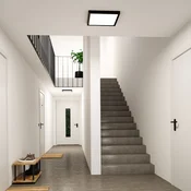 Paulmann LED-panel Abia 2, dolžina 40 cm, črn, CCT, plastika - Dnevna soba/jedilnica - Sodobni - črno