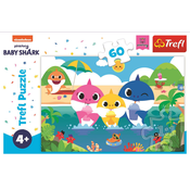 Trefl - Puzzle Baby Sharks Family na počitnicah - 40 - 99 kosov