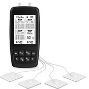 INF 37-načinov 4v1 dvo-kanalni polnilni EMS masažer za telo Black, (5000298896)