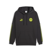 PUMA Borussia Dortmund KING Hoodie Men, Sport, Flat Dark Gray/Yellow Alert, 3XL