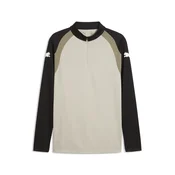 PUMA individualFINAL Slim Long Sleeve Quarter-Zip Top Men, Sports, Desert Dust/White, L