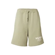 HUGO Hlače Nomario ecru / bela