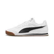 PUMA Turino II Sneakers Unisex, Shoes, White/Black/Cool Light Gray, 37.5