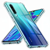 TPU gel ovitek Techsuit Shockproof za Huawei P30 - clear