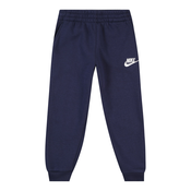 Nike Sportswear Hlače Club Fleece  mornarska / bela