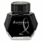 Črnilo v steklenički Waterman različnih barv črno