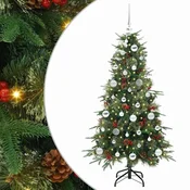 Vidaxl Umetno Zložljivo Božično Drevo Zelena 150 cm PE in PVC
