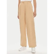 Tommy Hilfiger Hlače iz tkanine WW0WW41355 Bež Relaxed Fit