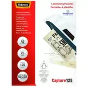 Laminacijski film FELLOWES A/3 125 mikrona sjajan 25 u pakiranju 5396501