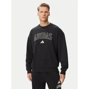 adidas Jopa Seasonal Essentials Collegiate French Terry Crew KF4252 Črna Regular Fit