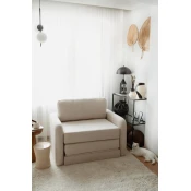 ATELIER DEL SOFA Sofa-krevet sa 1 sedeljkom Nest White
