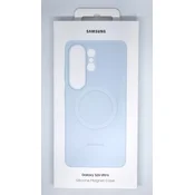 Samsung original Silicone Magnet Case EF-ES948CLE za Samsung Galaxy S26 Ultra 5G - svetlo moder
