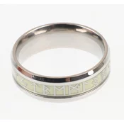 Prstan Punk Gothic - SSR-R183 grey and white