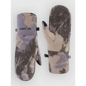 Mons Royale Pileup Wool Fleece Mittens mtn camo moonstone