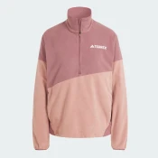 adidas Terrex Multi Climawarm Fleece ženski pulover, bordo/topla glina (XS)