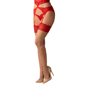 Obsessive Cupide Desir Stockings Red L/XL