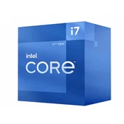 Procesor INTEL Core i7 i7-12700 12C/20T/2.1GHz/25MB/65W/UHD770/Alder Lake/14nm/LGA1700/BOX
