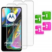 shumee 2x kaljeno steklo za Motorola Moto G82/G72/G52 steklo 9H | 2 kosa