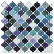 vidaXL Ploščica Lanturn 20 pcs Modro zelen 27 x 27 cm