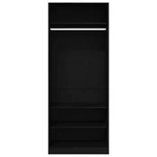 Vidaxl Garderobna omara Umetni hrast 80 x 50 x 200 cm Konstruiran les